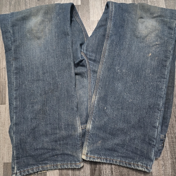 Relaxed Fit Fleece Lined Carhartt Jeans - Picture 3 of 4